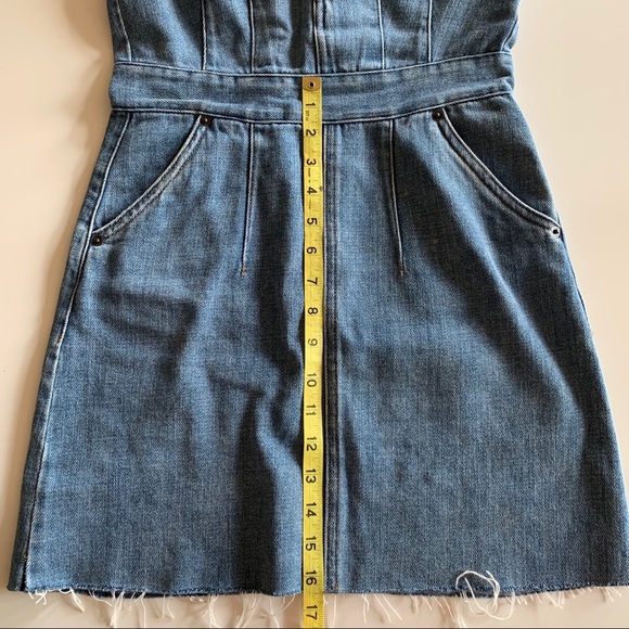 & Other Stories Denim Mini Dress - Picture 7 of 7